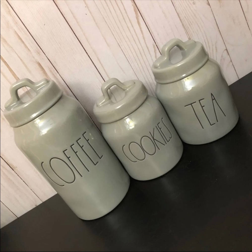Rae Dunn gray Canister set - Picture 4 of 6
